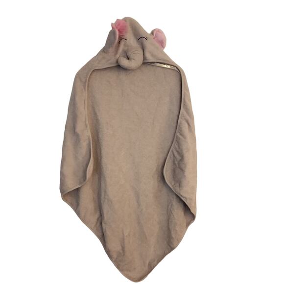 Elephant Hooded Baby Bath Towel - Picture 1 of 5